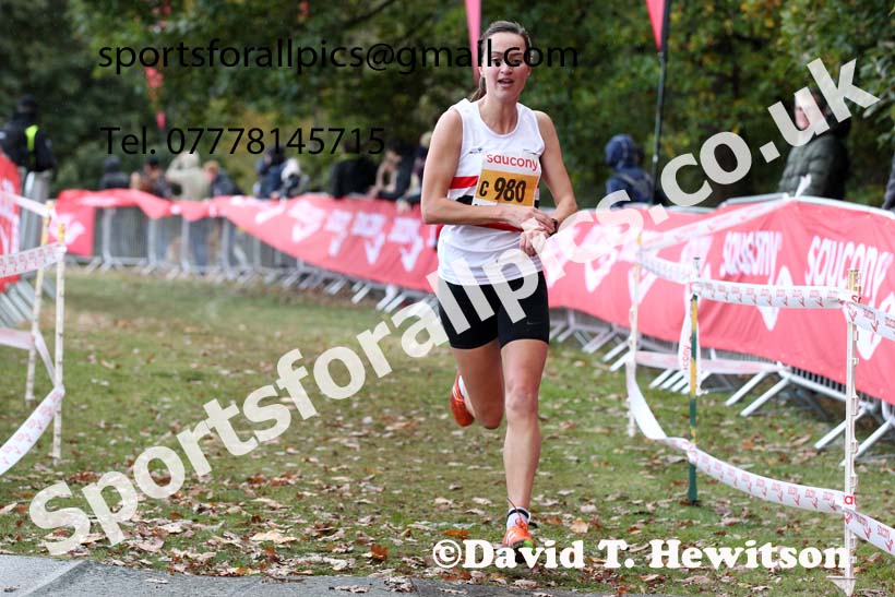 Senior womens 2021 National Cross Country Relays, Berry Hill Park, Mansfield. Photo: David T. Hewitson/Sports for All Pics
